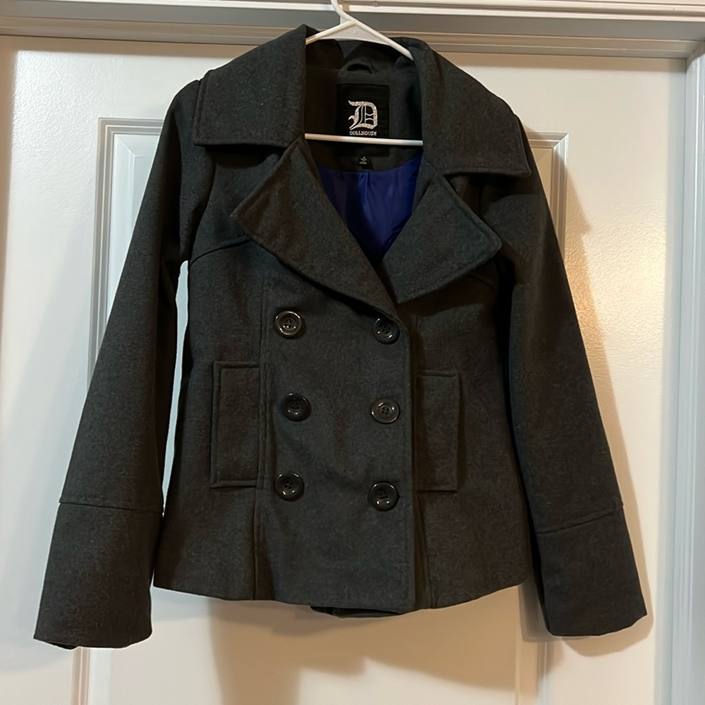 Gray Peacoat | Dollhouse